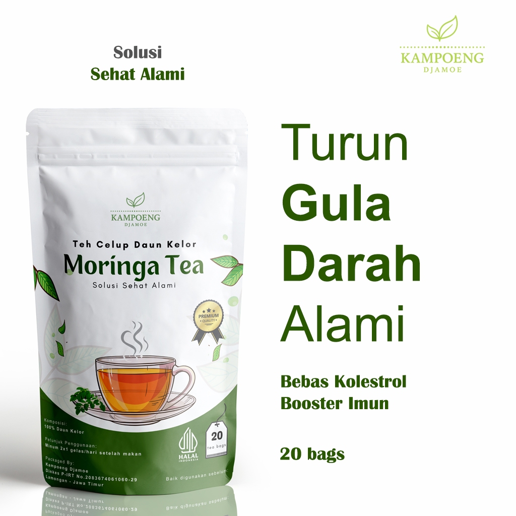

Teh Daun Kelor Moringa untuk Diabetes Turunkan Gula Darah Alami Kolestrol