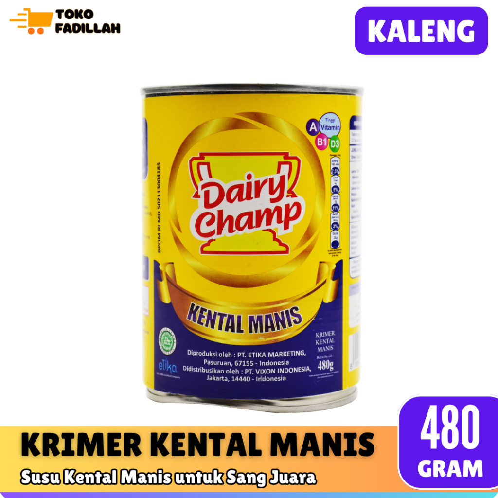 

Dairy Champ Susu Krimer Kental Manis 480 gr