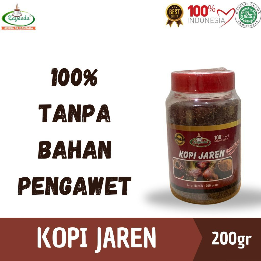 

KOPI JAREN (Kopi Jahe Merah Gula Aren) / Red Ginger Coffee Powder / 200gr / Rempah / JSR / Zayeeda