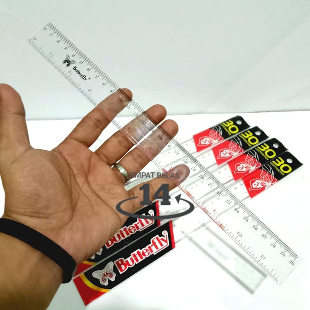 

Penggaris Butterfly 30 Cm ( Per 1 Pcs )