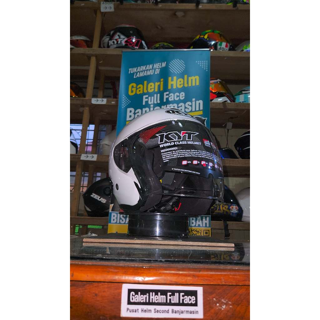 KYT KYOTO PUTIH SOLID PLAIN WHITE