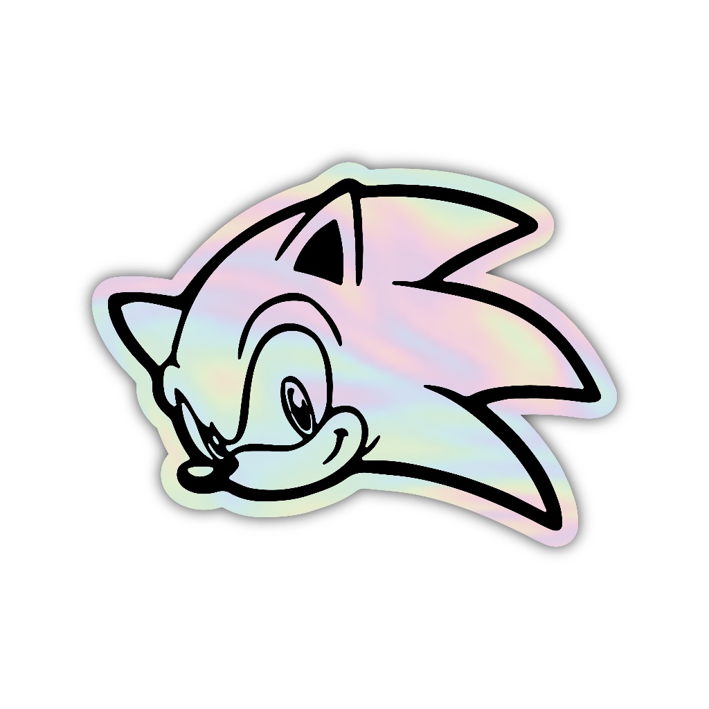 

Z412 sticker sonicccc aesthetic, stiker hologram satuan