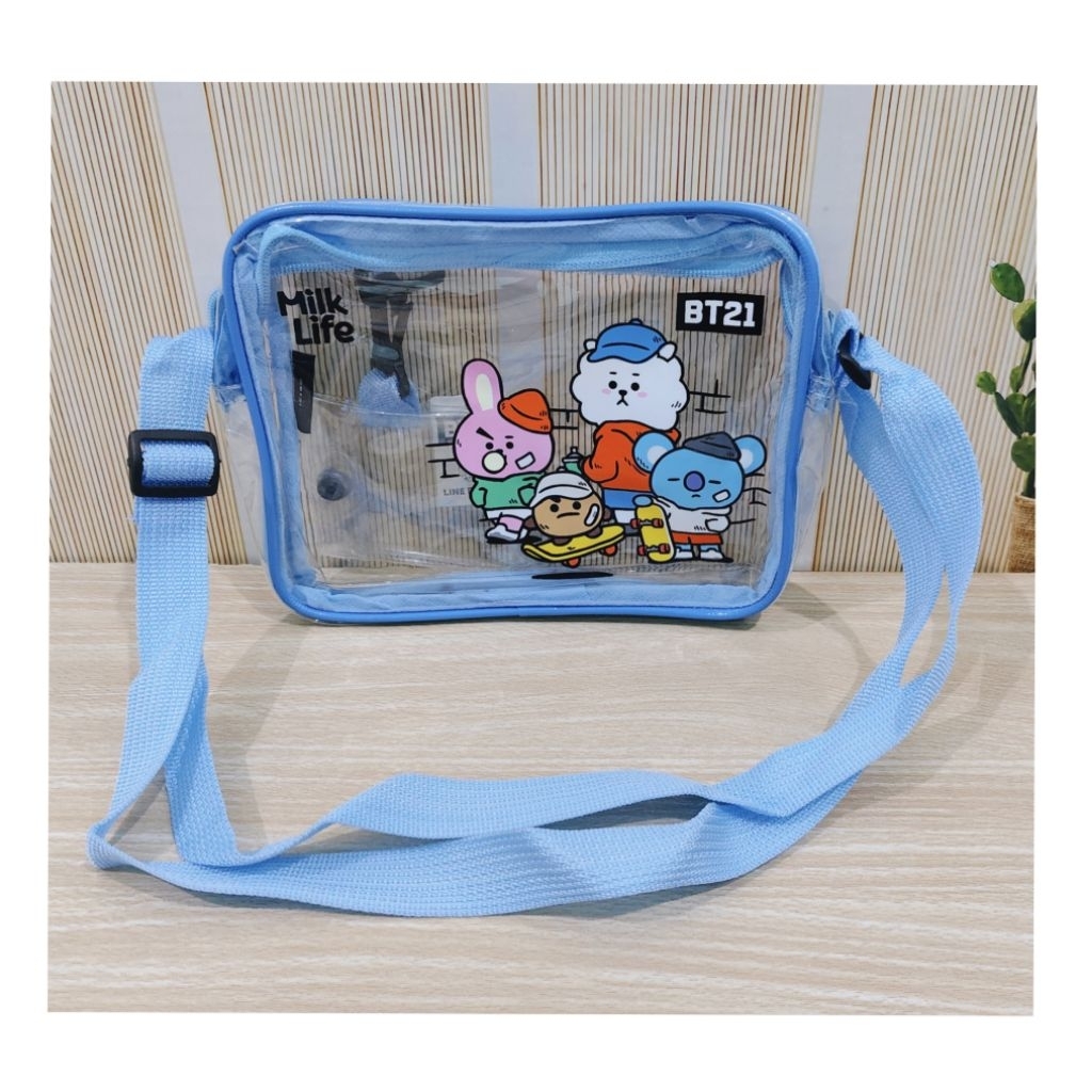 SLING BAG TAS SELEMPANG TRANSPARAN BT21