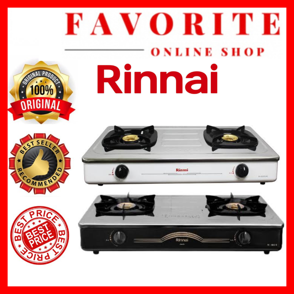 KOMPOR GAS RINNAI RI 602 E ORIGINAL KOMPOR GAS RI-602 E RI602E