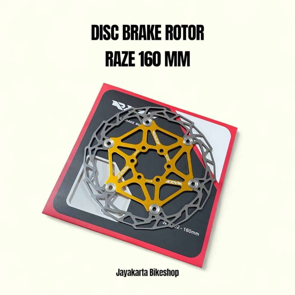 DISC BRAKE ROTOR SEPEDA RAZE 160MM | CAKRAM REM SEPEDA MTB ROADBIKE ORIGINAL