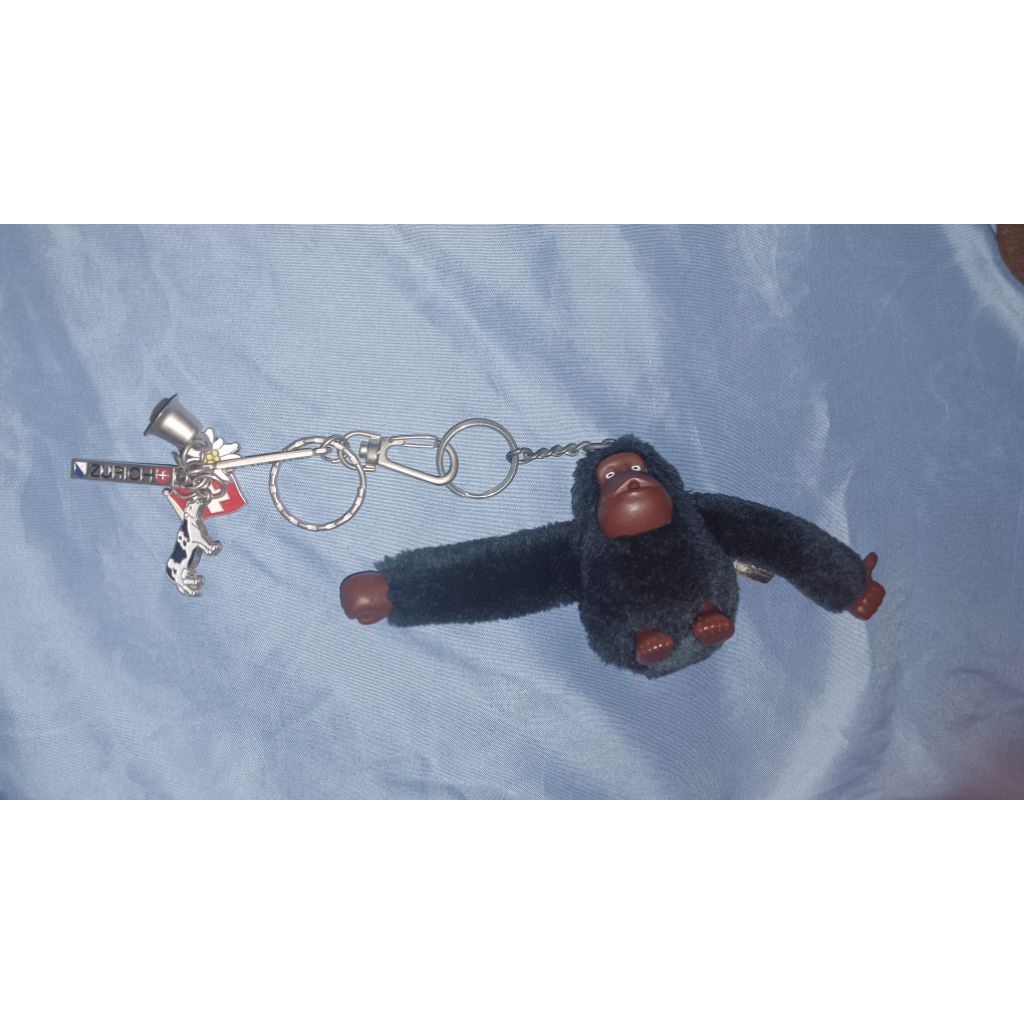ORIGINAL Gantungan Kunci Monyet Kipling Monkey Keychain Bonus Gantungan Kunci asli Swiss Pre Loved