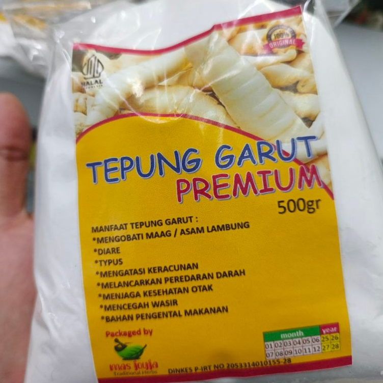 

Tepung Garut 500gr Premium / Pati Garut / Arrowroot / Tepung Pati Irut / Jengkirut / Pati Garut