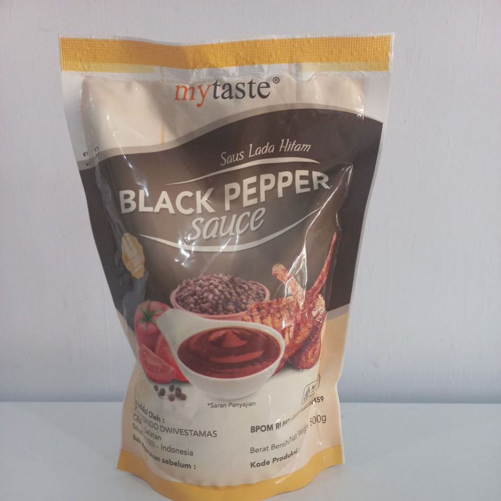 

Saus lada hitam Black pepper sauce 500g