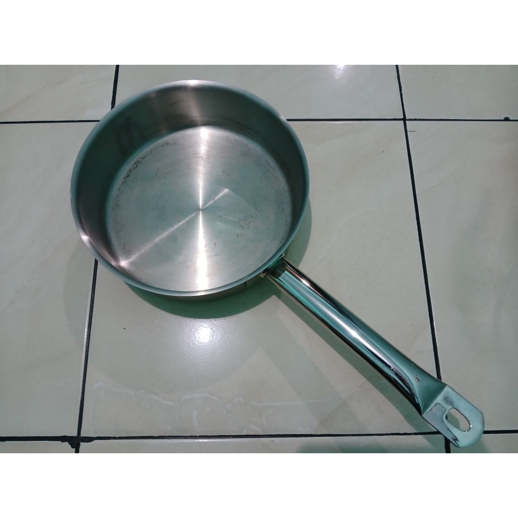 Preloved Wajan Tumis Bima Chefs Saute Pan 24cm Stainless SUS304 Wajan Stainless