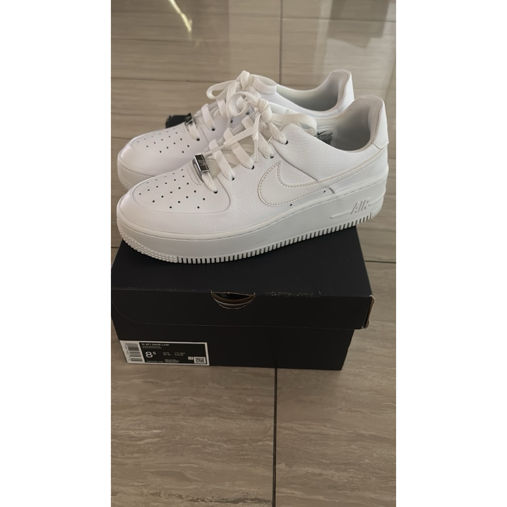 Nike AF1 Sage Low All White
