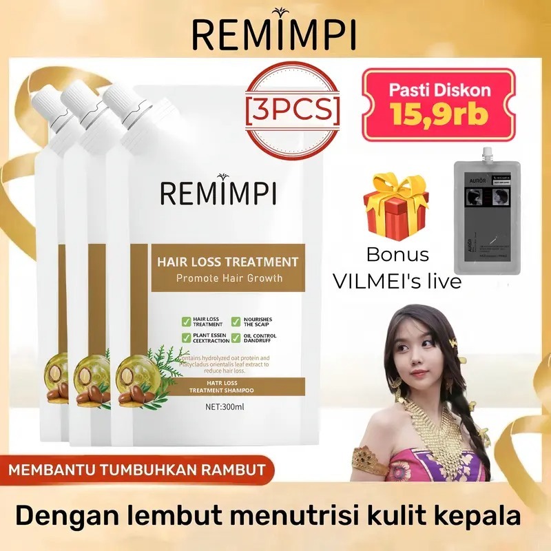 Remimpi Official - REMIMPI Anti Hair Fall Hair Treatment Shampoo Oil Control Anti-dandruff Anti Hair