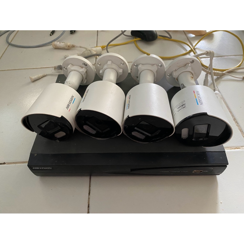 Paket CCTV NVR + 4 IpCam Hikvision