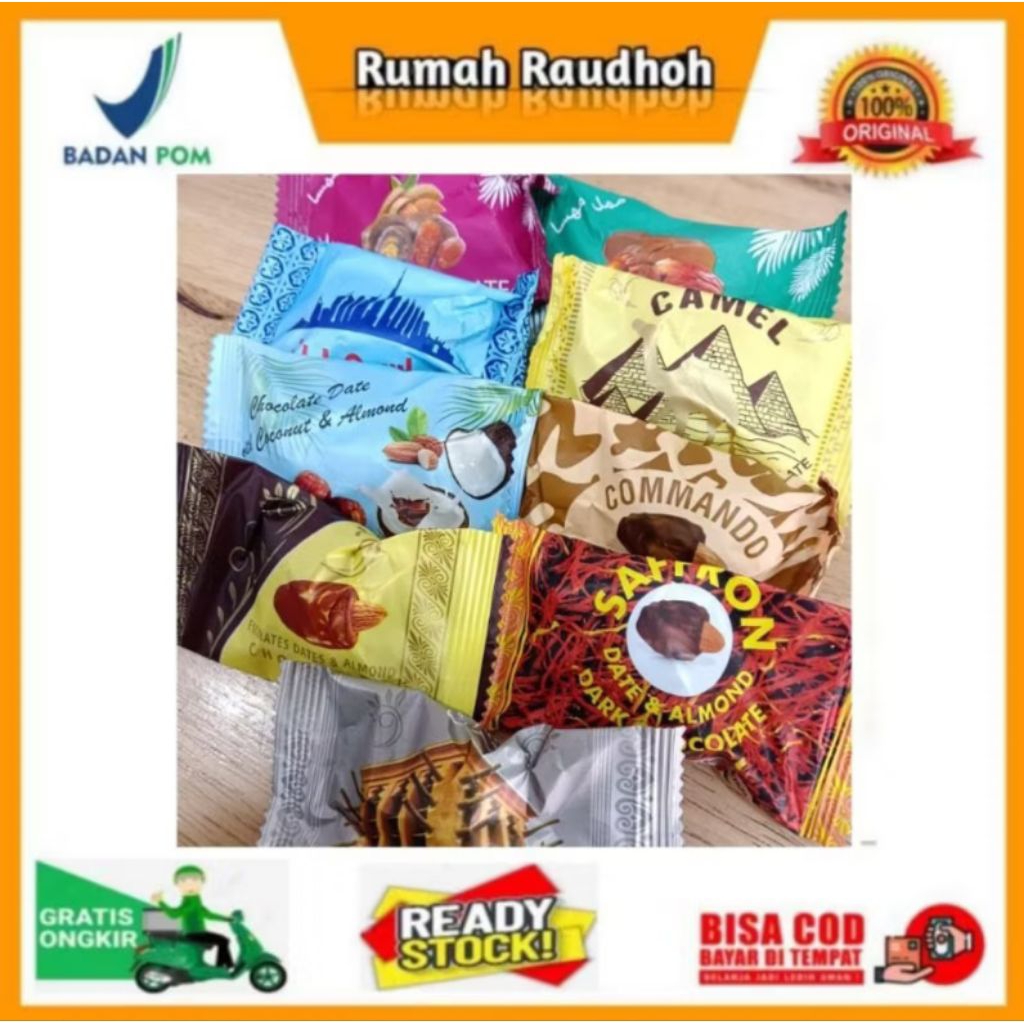 

COKLAT KURMA ALMOND - MILK CHOCOLATE WITH DATE