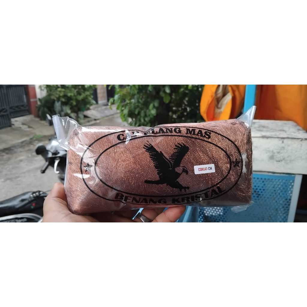 Benang Kristal-CAP ELANG MAS-COKELAT