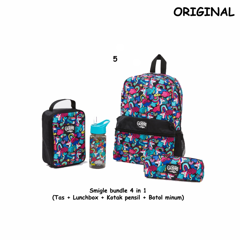 BUNDLE SET TAS 4 IN 1 SMIGGLE | SMIGGLE ORIGINAL 100%
