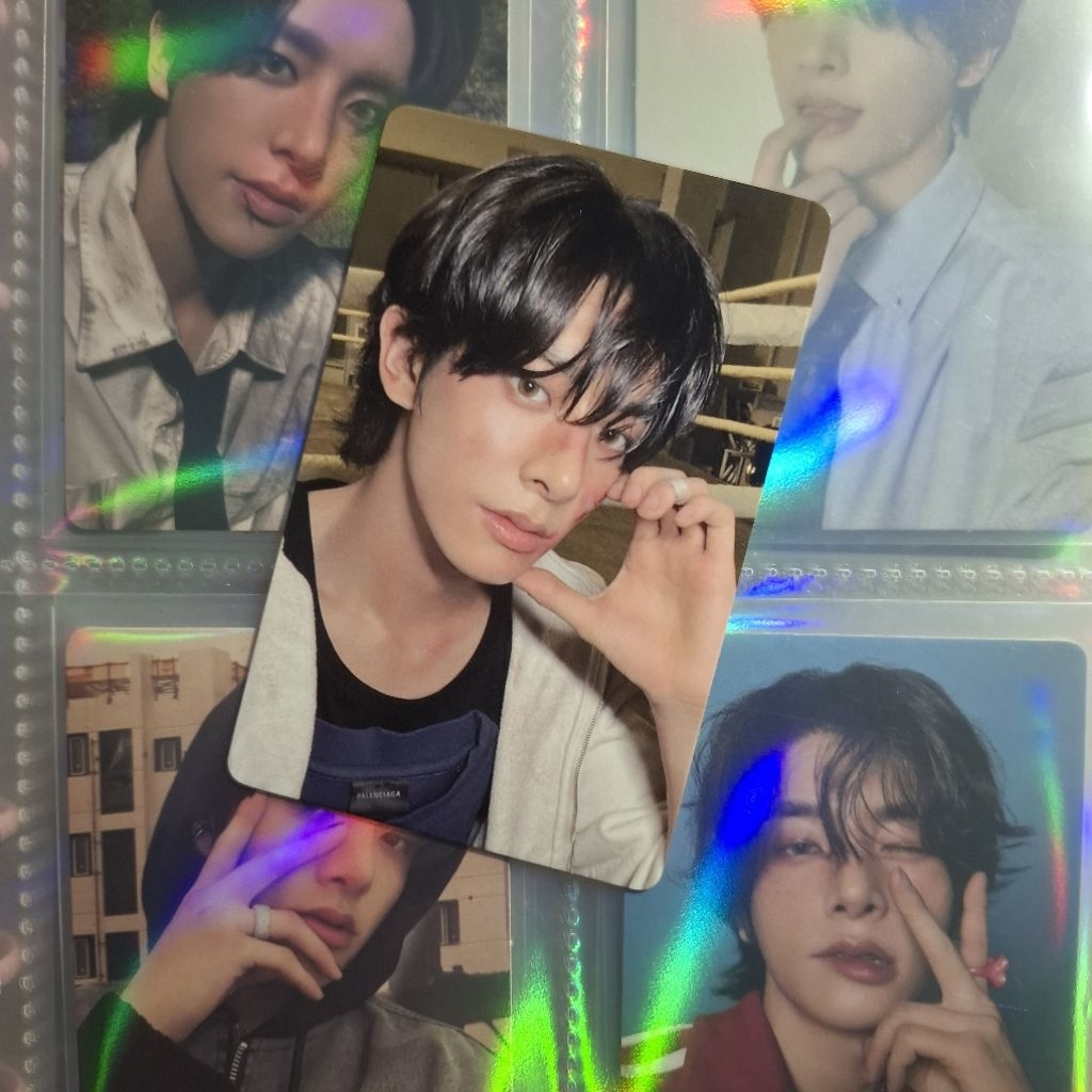 (READY FREE PC OFFICIAL) Photocard Official Jake Enhypen YZY Boxing Heartcheek hc benefit yizhiyu bo