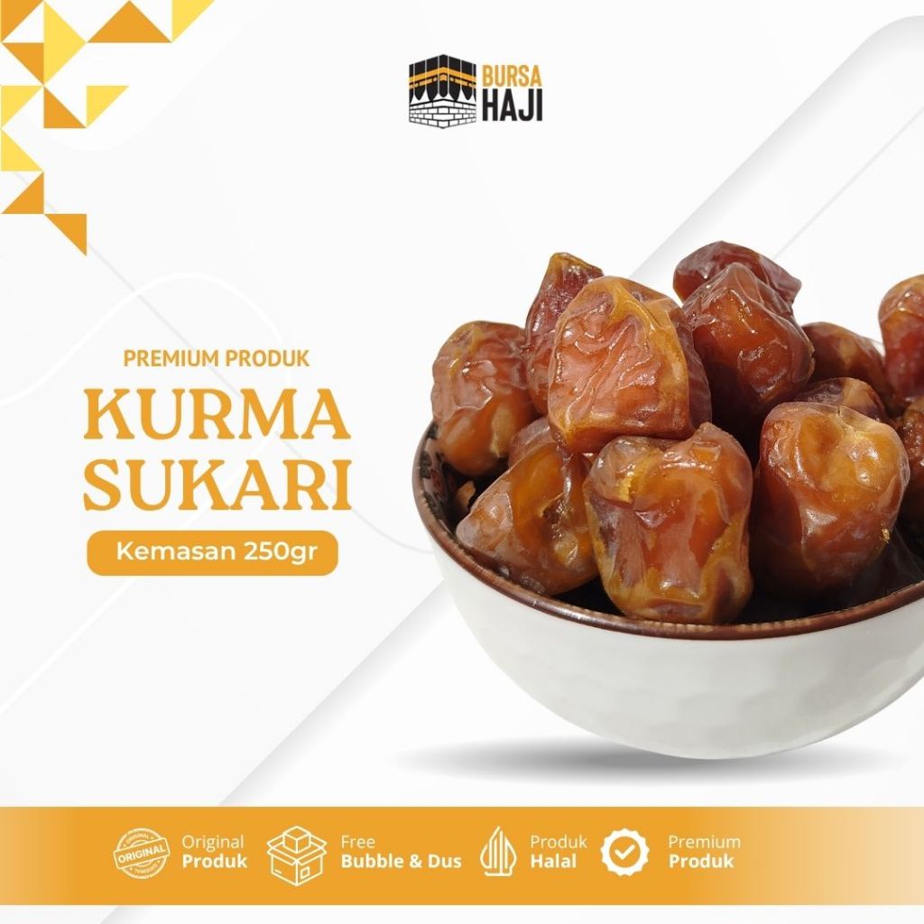 

Kurma Sukari 250 gram Basah Kurma Sukkari Premium Ruthob Imunitas Tubuh Oleh Oleh Haji dan Umroh