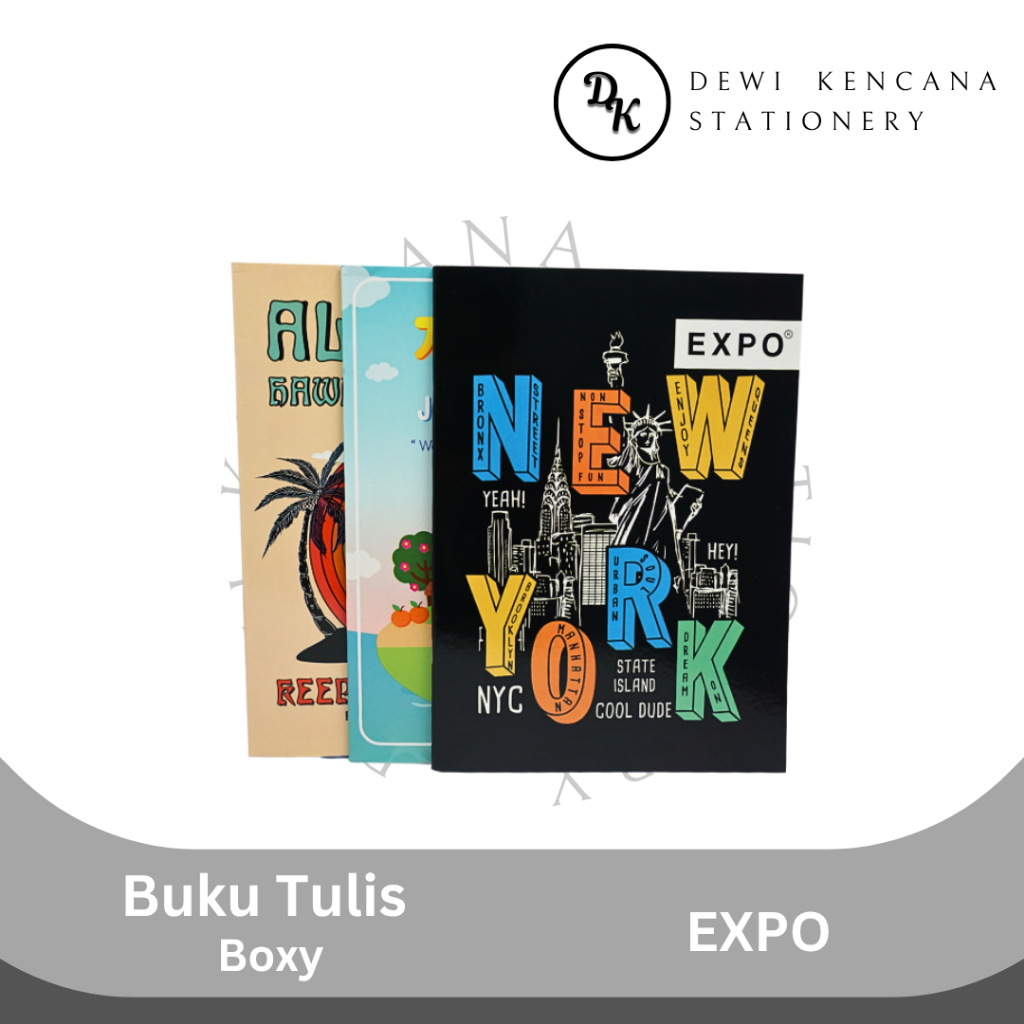 

Buku Tulis Campus Boxy 52 Lembar EXPO 1 Pak Isi 10 Buku