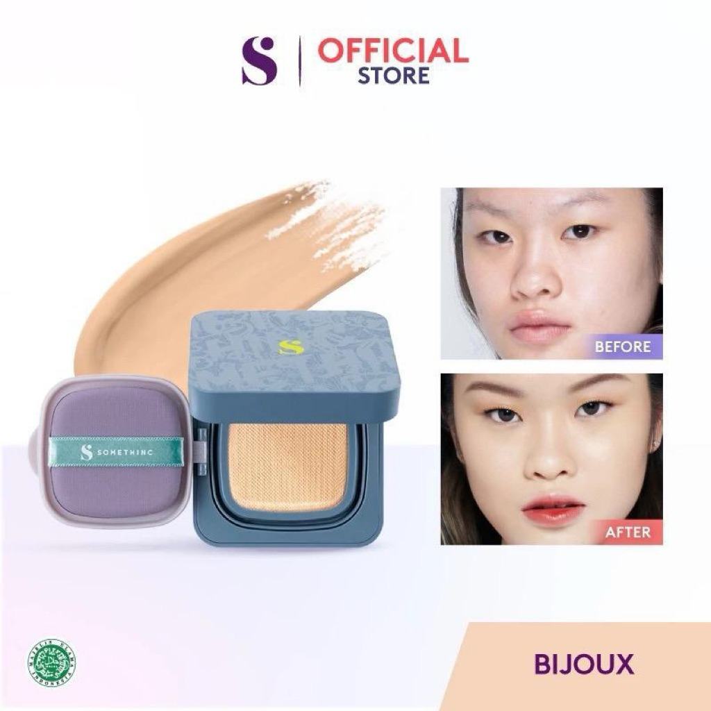 SOMETHINC HOOMAN BREATHABLE UV CUSHION COVER SPF35 PA++++ BIJOUX