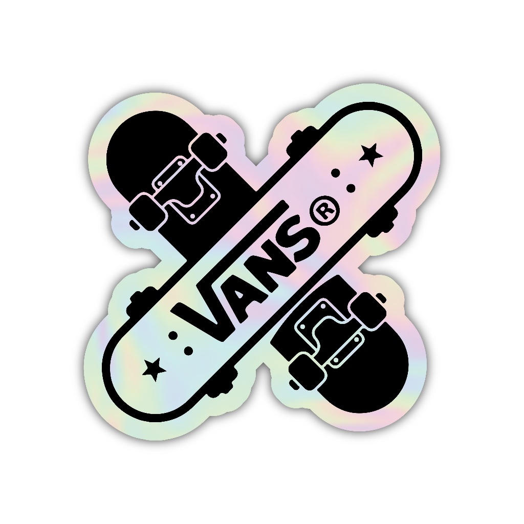 

Z495 sticker skateboard aesthetic, stiker hologram satuan