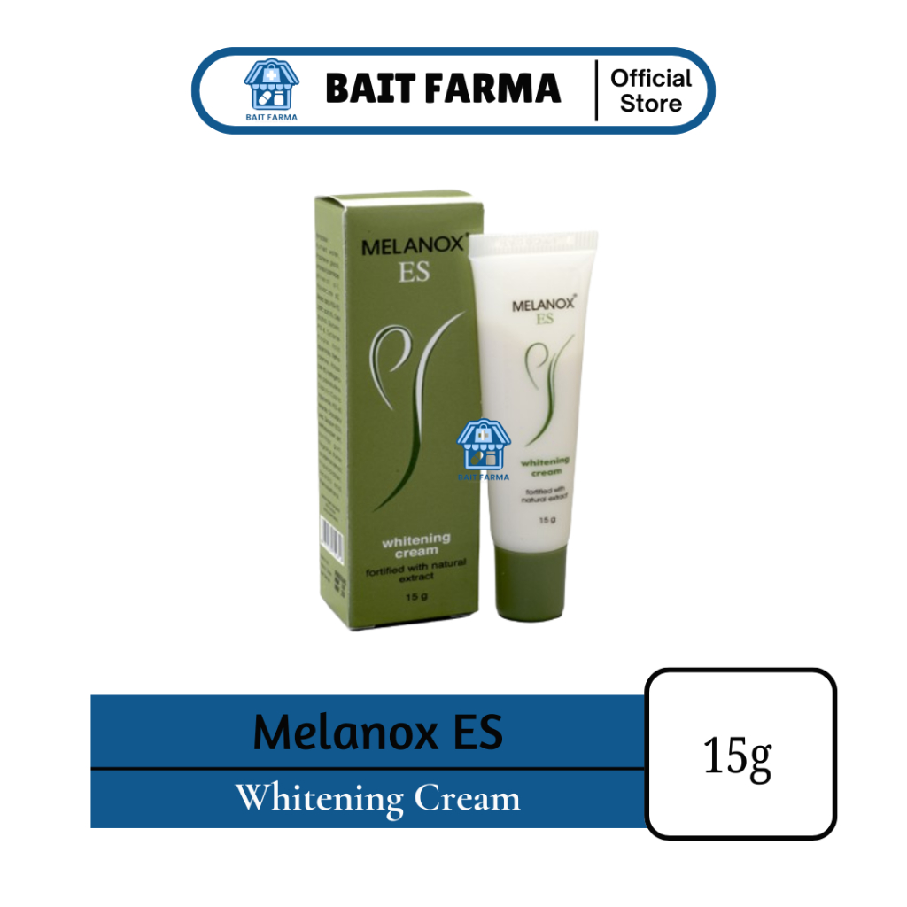 Melanox ES Cream 15 Gram 15gr | Pelembap Untuk Menyamarkan Noda/flek Hitam di Wajah
