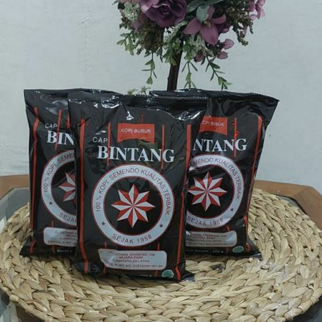

Kopi Bubuk Cap Bintang Asli Semendo : Kemasan 250 Gram
