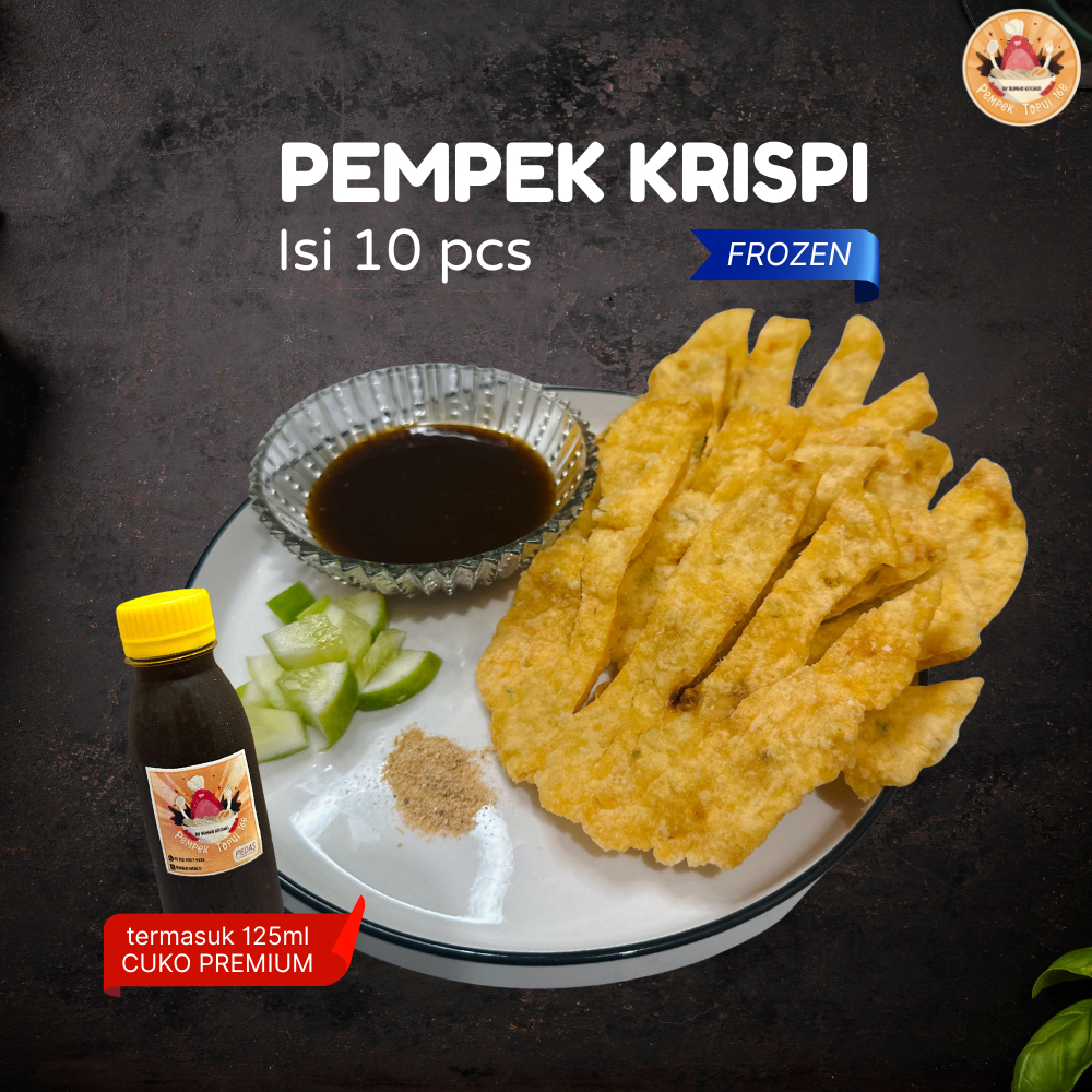 

Pempek Krispi - Topui168 Ikan Tenggiri Asli (tanpa kulit)