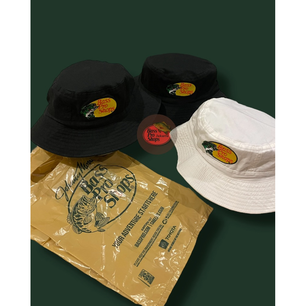 Bass pro shops cap / topi bass pro shops original Bucket Hat Bass Pro Shops Originall