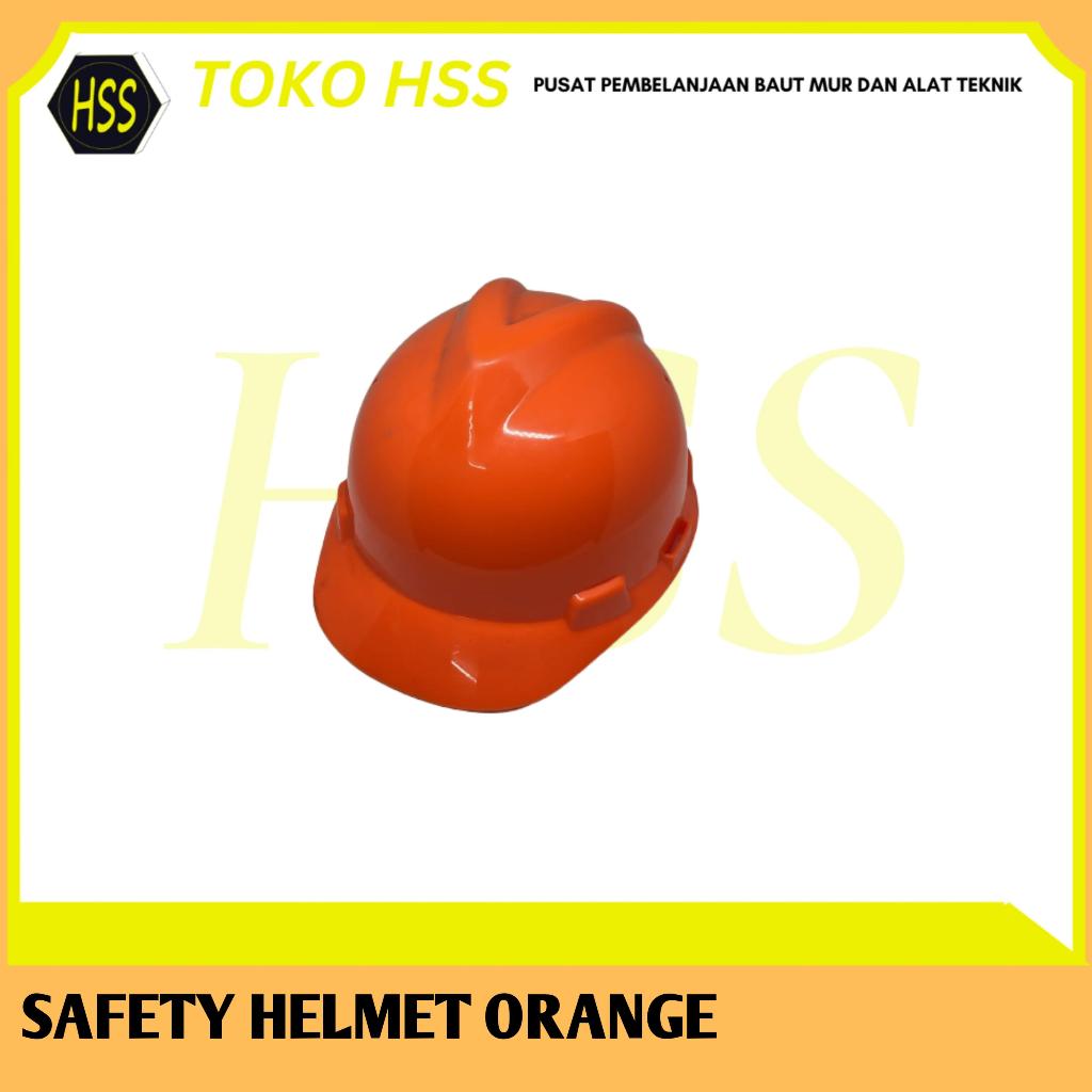 SAFETY HELMET ORANGE HELM PROYEK ORANGE