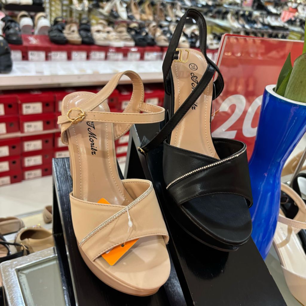ST MORITZ ‼️ sepatu sandal wanita pesta hak 10cm comfort