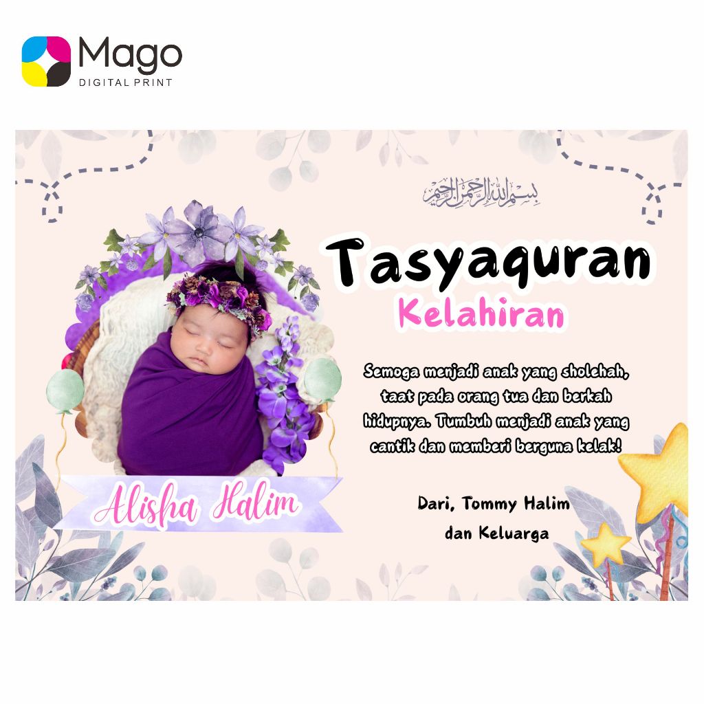 

Cetak Stiker Tasyakuran 4 Bulanan, Tasyakuran 7 Bulanan Kehamilan, Tasyakuran Kehamilan