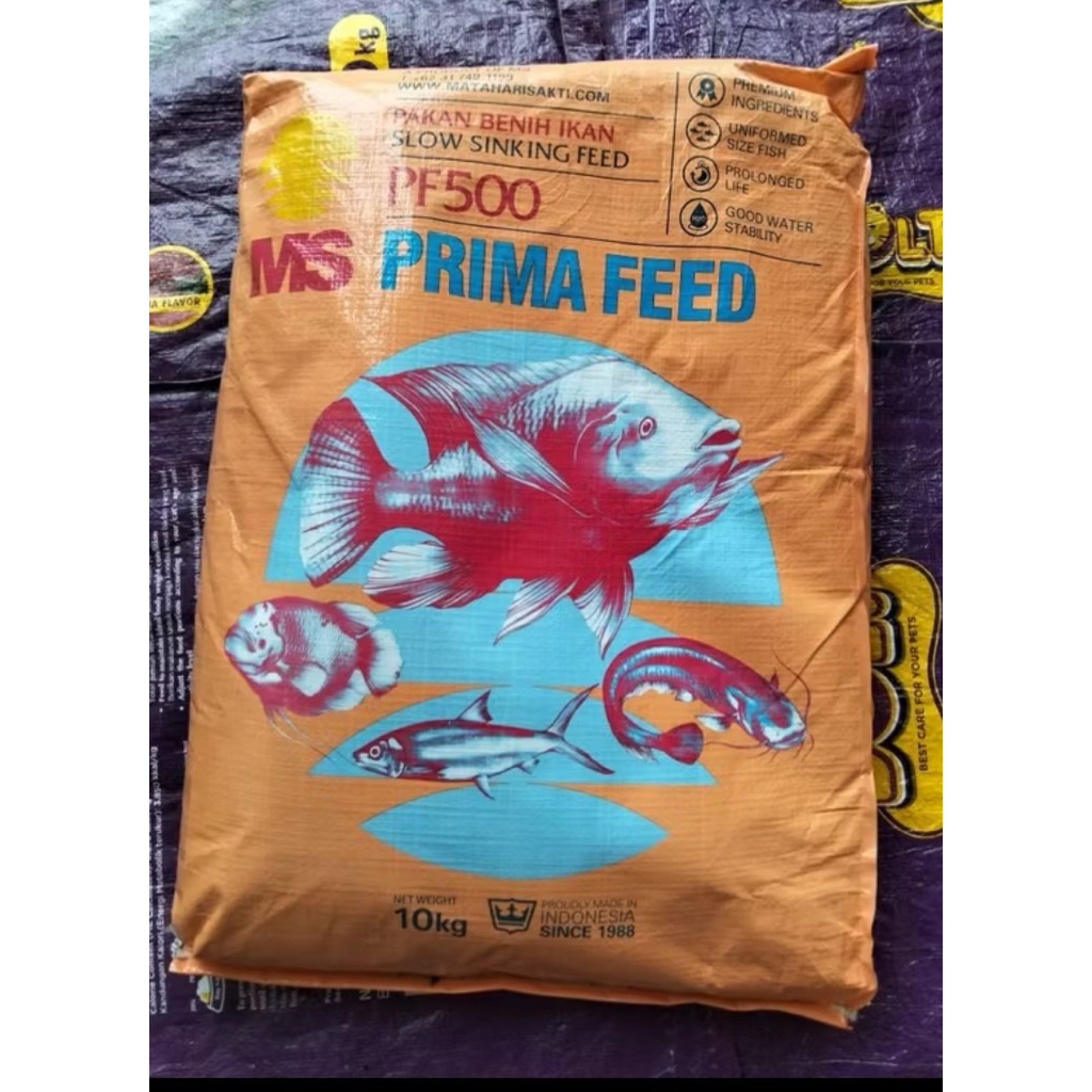 MS Prima Feed Pakan Ikan Bibit PF500