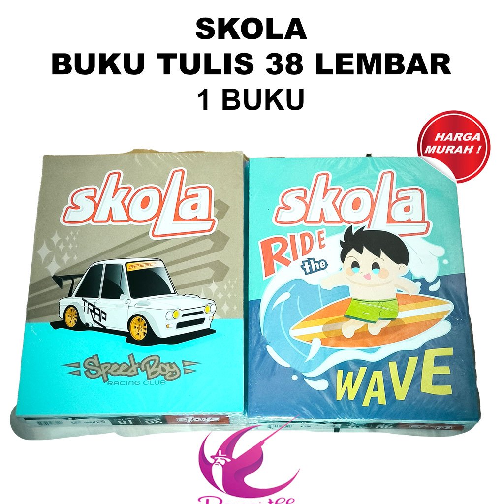 

(1 Buku) Buku Tulis 38 Lembar SKOLA