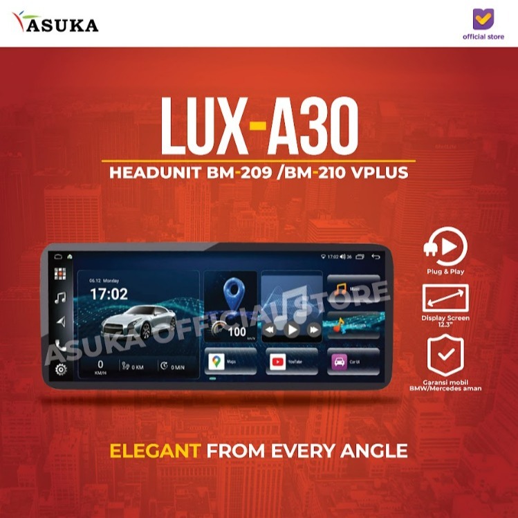 Headunit Asuka LUX-A30 Android BMW X1