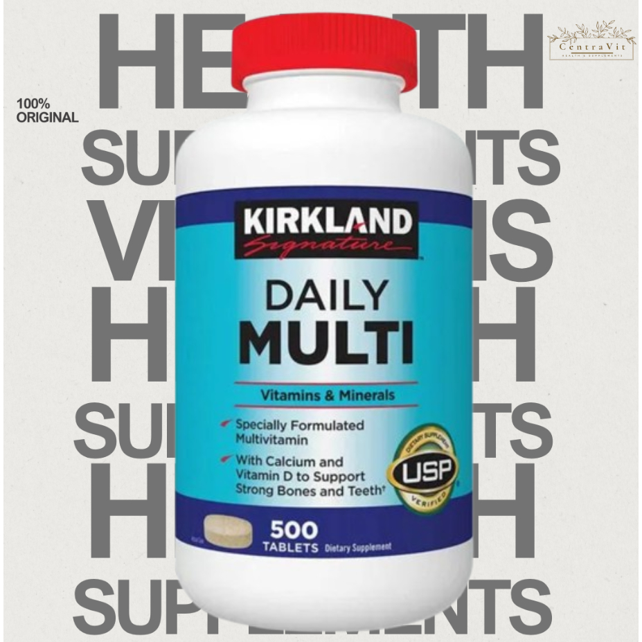 Kirkland Signature Daily Multi 500 Tablets Kirkland Daily Multi 500 Tabletsn 100% Original USA