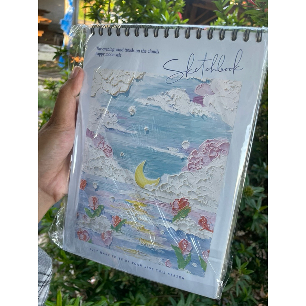 

Sketchbook A5 Buku Gambar Vertikal Jilid Spiral Aesthetic Buku Sketsa 40