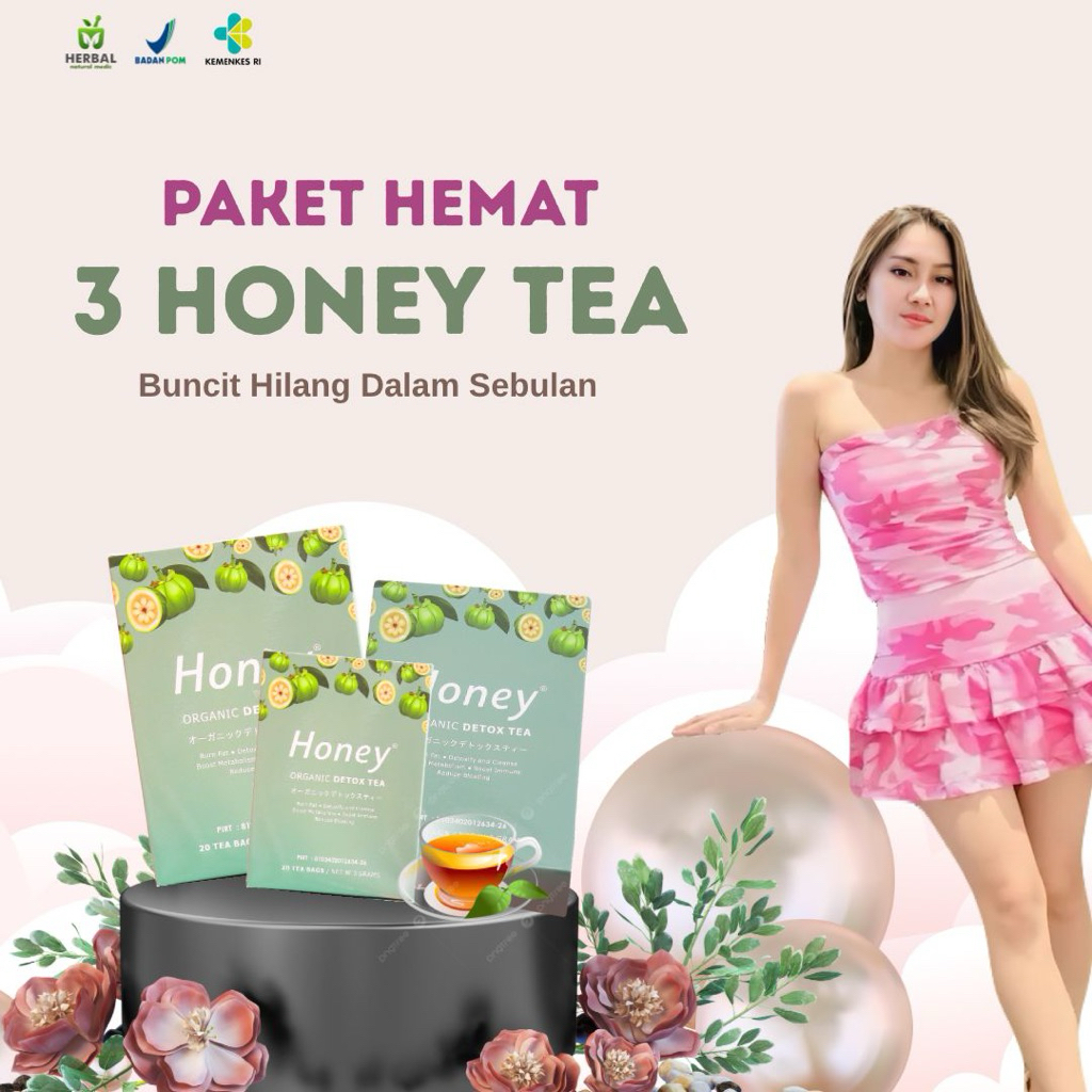 

[ HONEY DETOX 1 BULAN ] 3 In 1 PAKET HEMAT/ ANTI BUNCIT/ PELANGSING AMPUH/ TURUN 2-3 KG PERMINGGU / AMAN UNTUK BUSUI