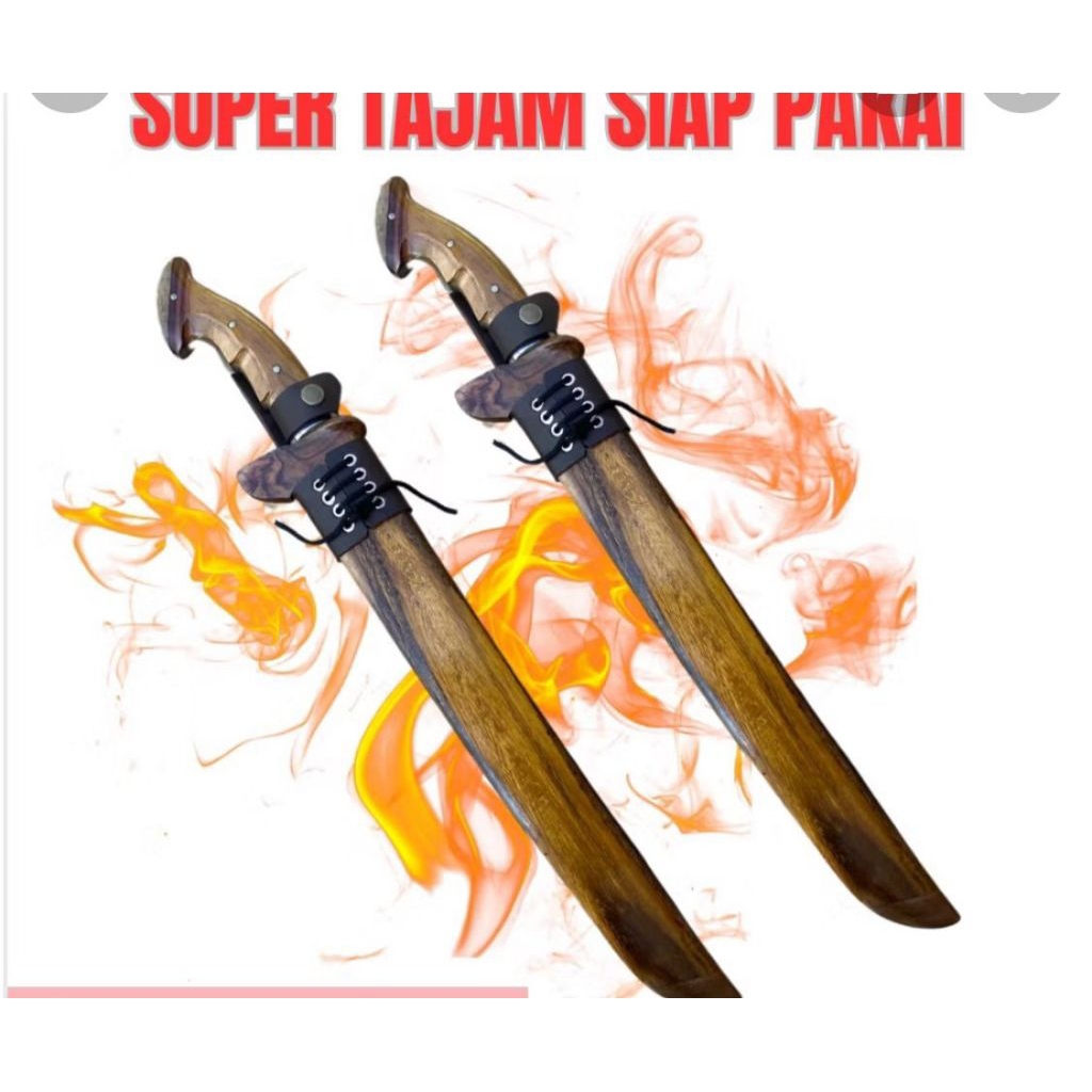 Golok Baja Per Asli Super Tajam - Potong Bambu Potong Kayu Lebih Cepat