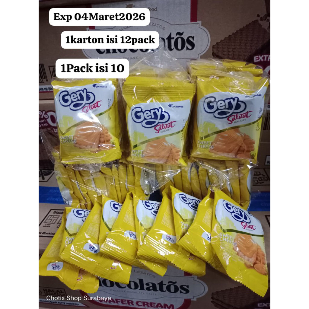 

GERY MALKIST SALUUT COKLAT & KEJU 180gr [RENCENGAN ISI 10]