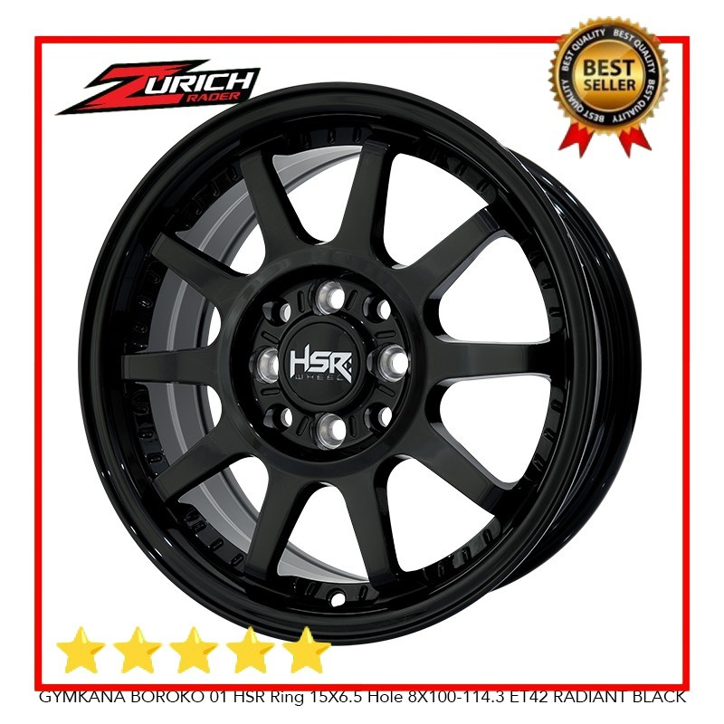 Pelek Racing Ring 15 Hsr Gymkana Velg Mobil R15 Yaris Datsun Cross Vinfast Livina Avanza Panther