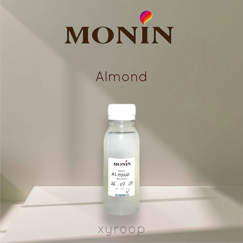

Monin Syrup Repack Almond Coffee Sirup 30ml 50ml 100ml