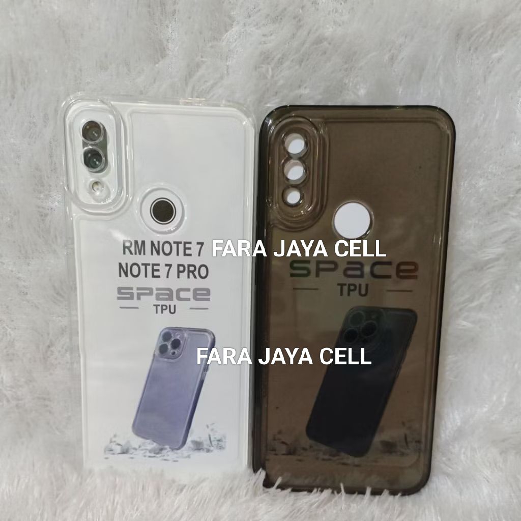 Soft Case Clear Space Bening Redmi Note 7/ Redmi Note 7 Pro Casing Transparan Pelindung Camera