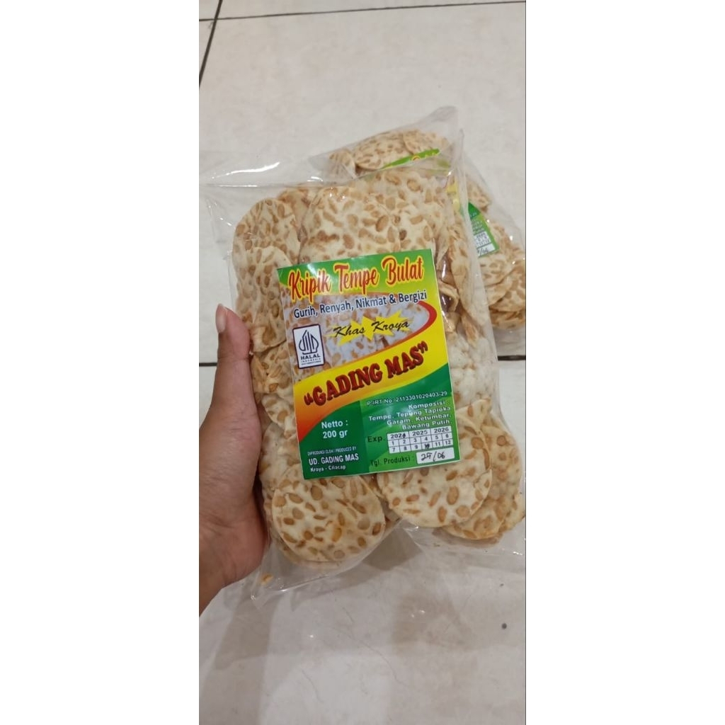 

kripik tempe renyah 200g // original kripik tempe khas Banyumas // terlaris kripik tempe sagu //