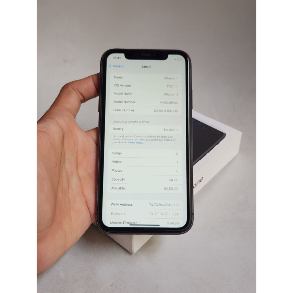 iPhone 11 64GB iBox HP Seken Second Bekas