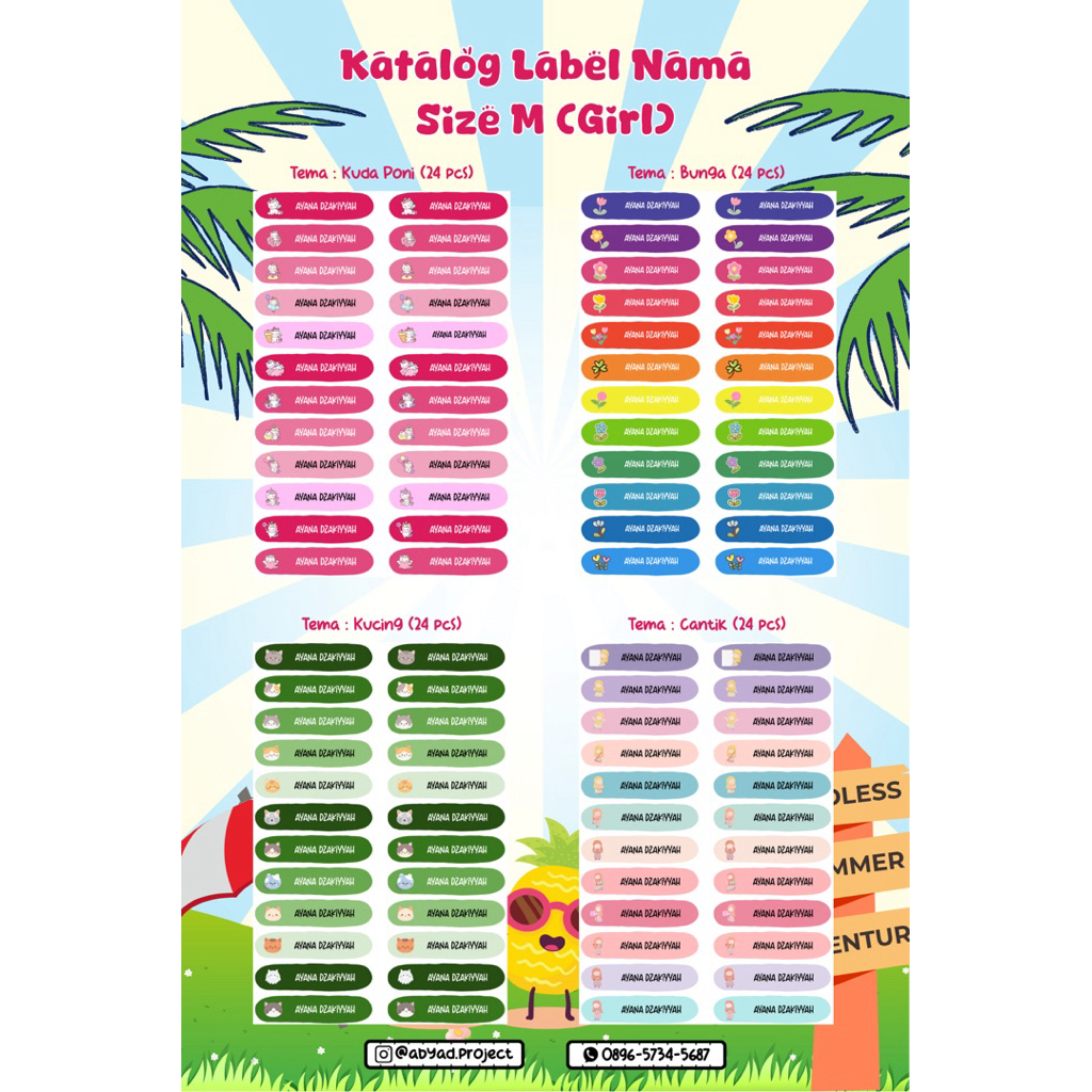 

STIKER LABEL NAMA ANAK BISA CUSTOM NAMA