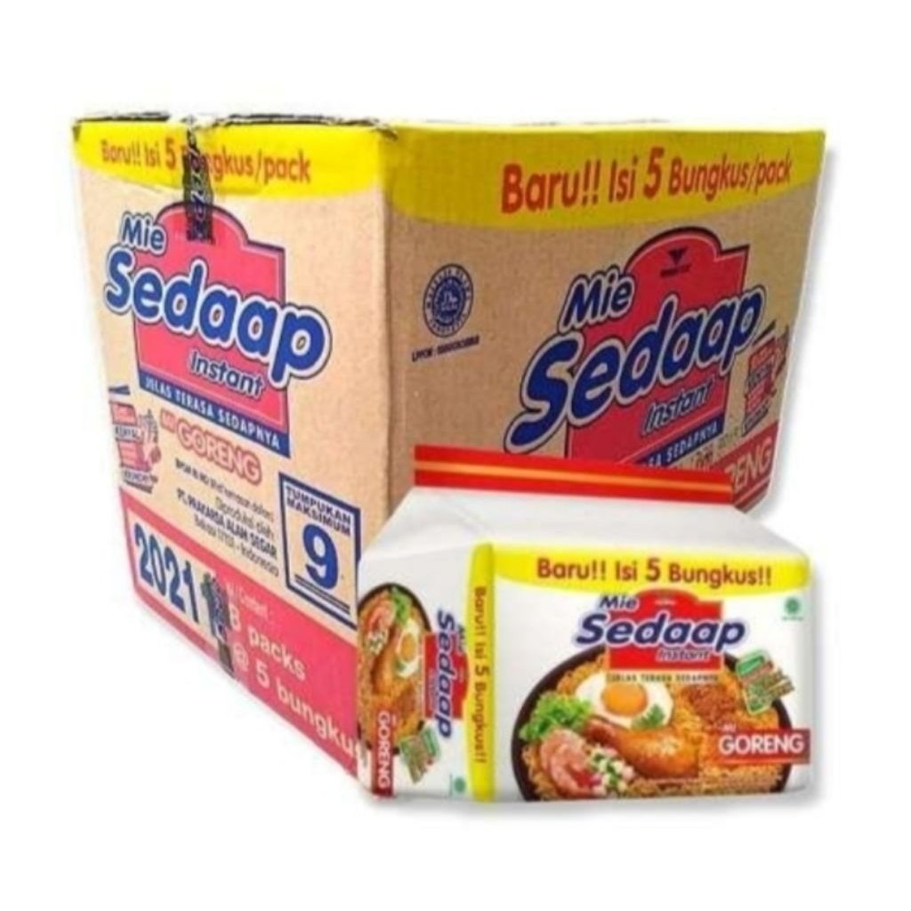 

ready sedap goreng pack isi 5