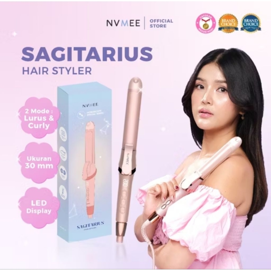 NVMEE Pengeriting Catokan Rambut Sagitarius Sale Murah Promo