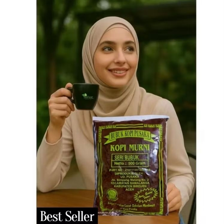 

Bubuk Kopi Halus Murni Pusaka 500 Gram ( Promo)