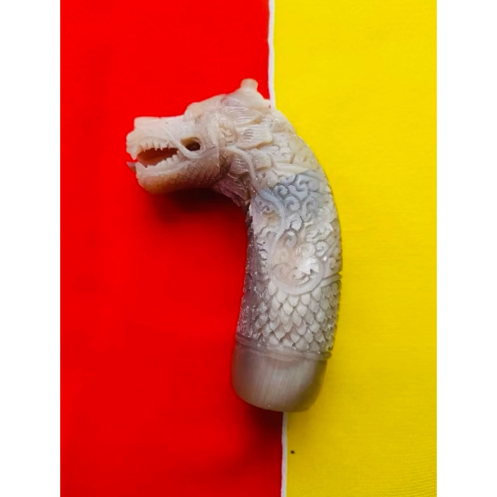 Handle keris motip NAGA DDR779BL | deder keris | gagang keris | Tanduk bule hulu keris