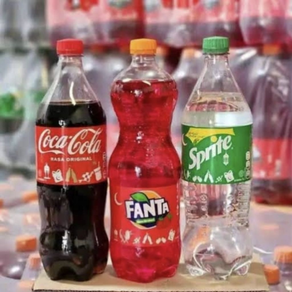 

Minuman Soda Botol Coca-Cola Fanta Sprite